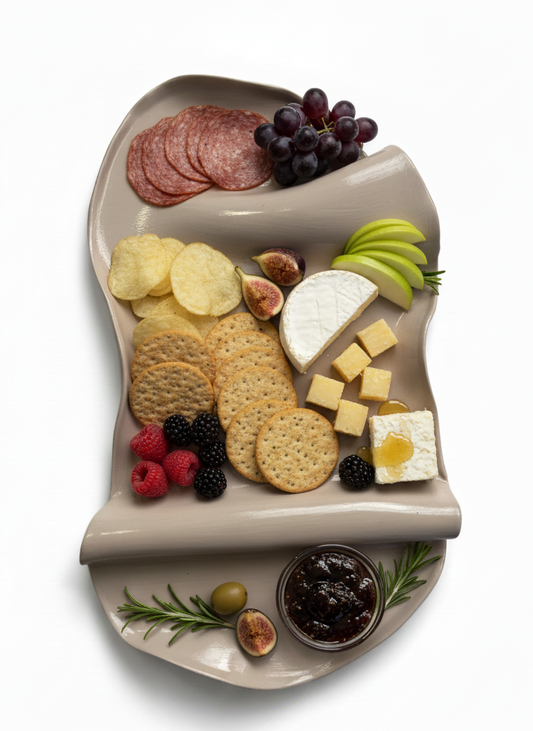 Liten Charkbricka - Beige