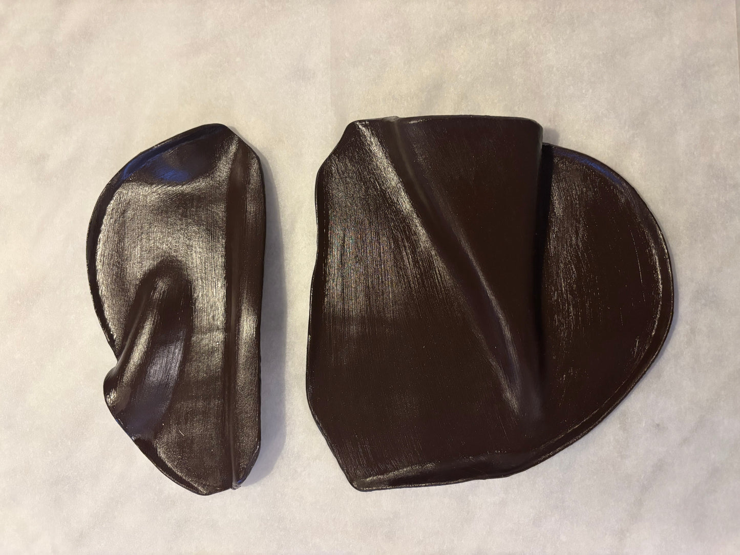 Liten Charkbricka - Delad Brun