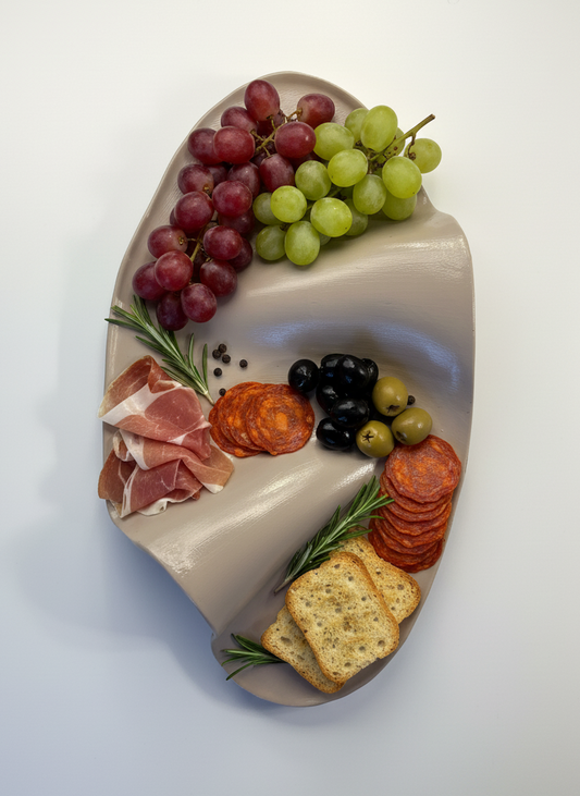 Liten Charkbricka - Beige