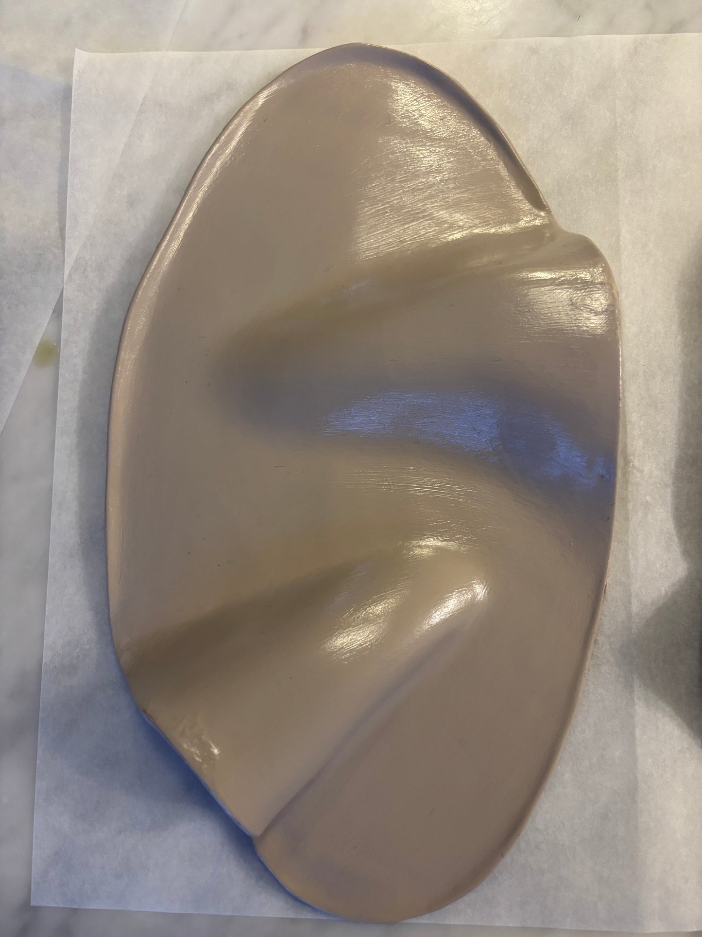 Liten Charkbricka - Beige