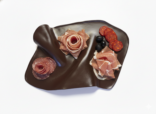 Liten Charkbricka - Brun