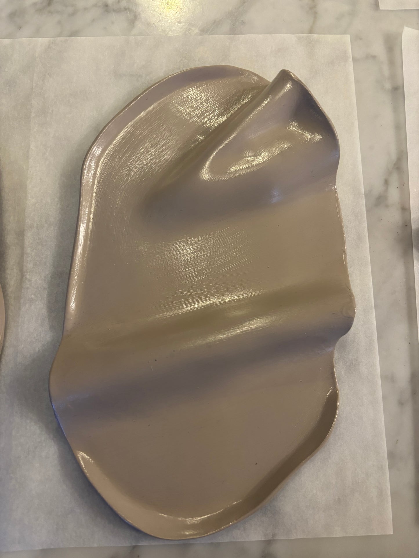 Liten Charkbricka - Beige