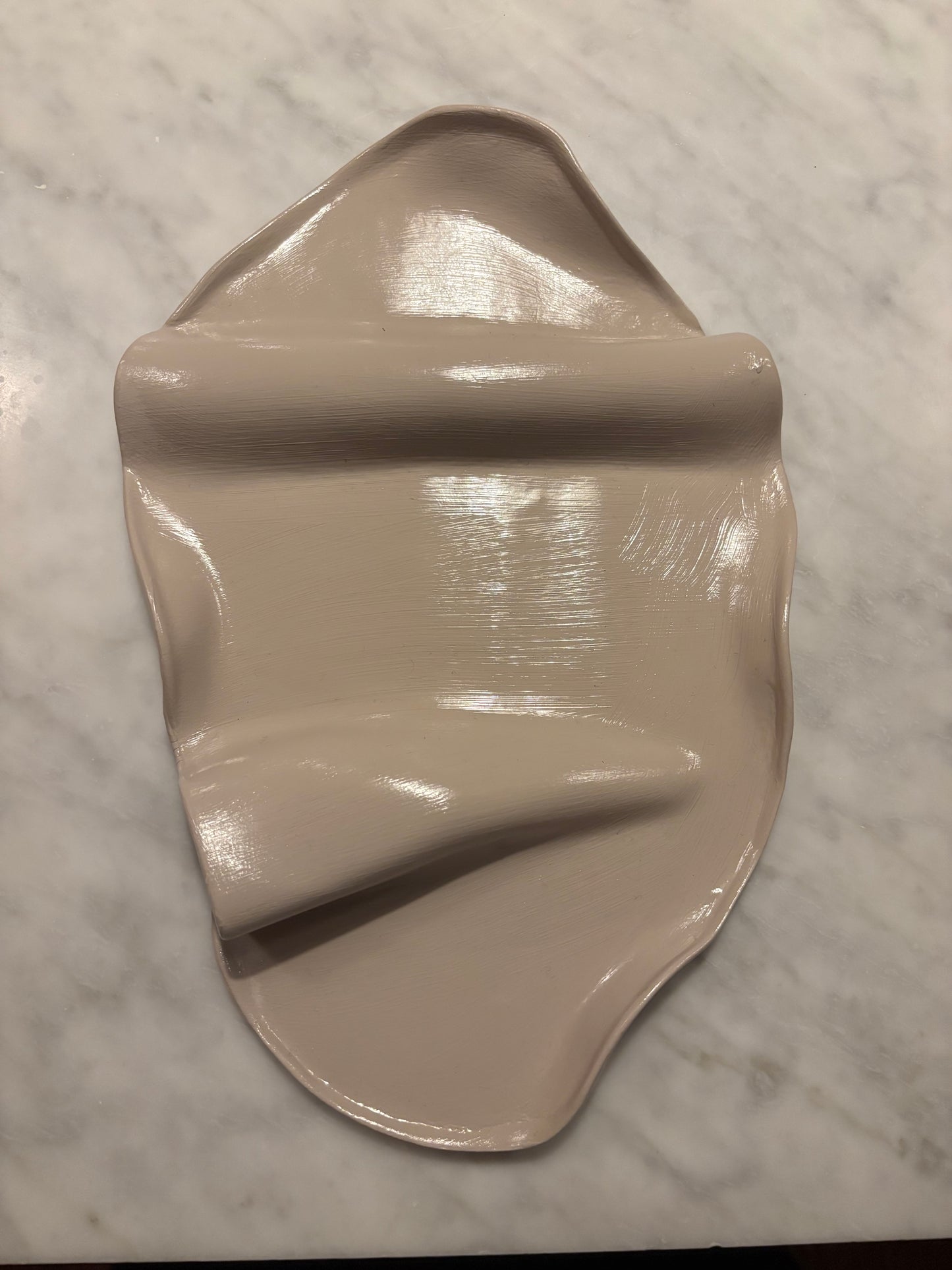 Liten Charkbricka - Beige