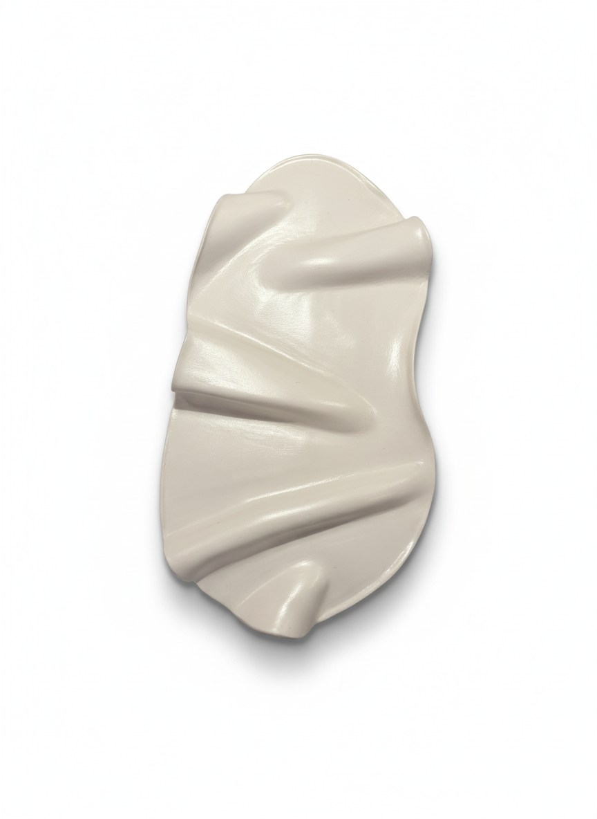 Stor Charkbricka - Vit