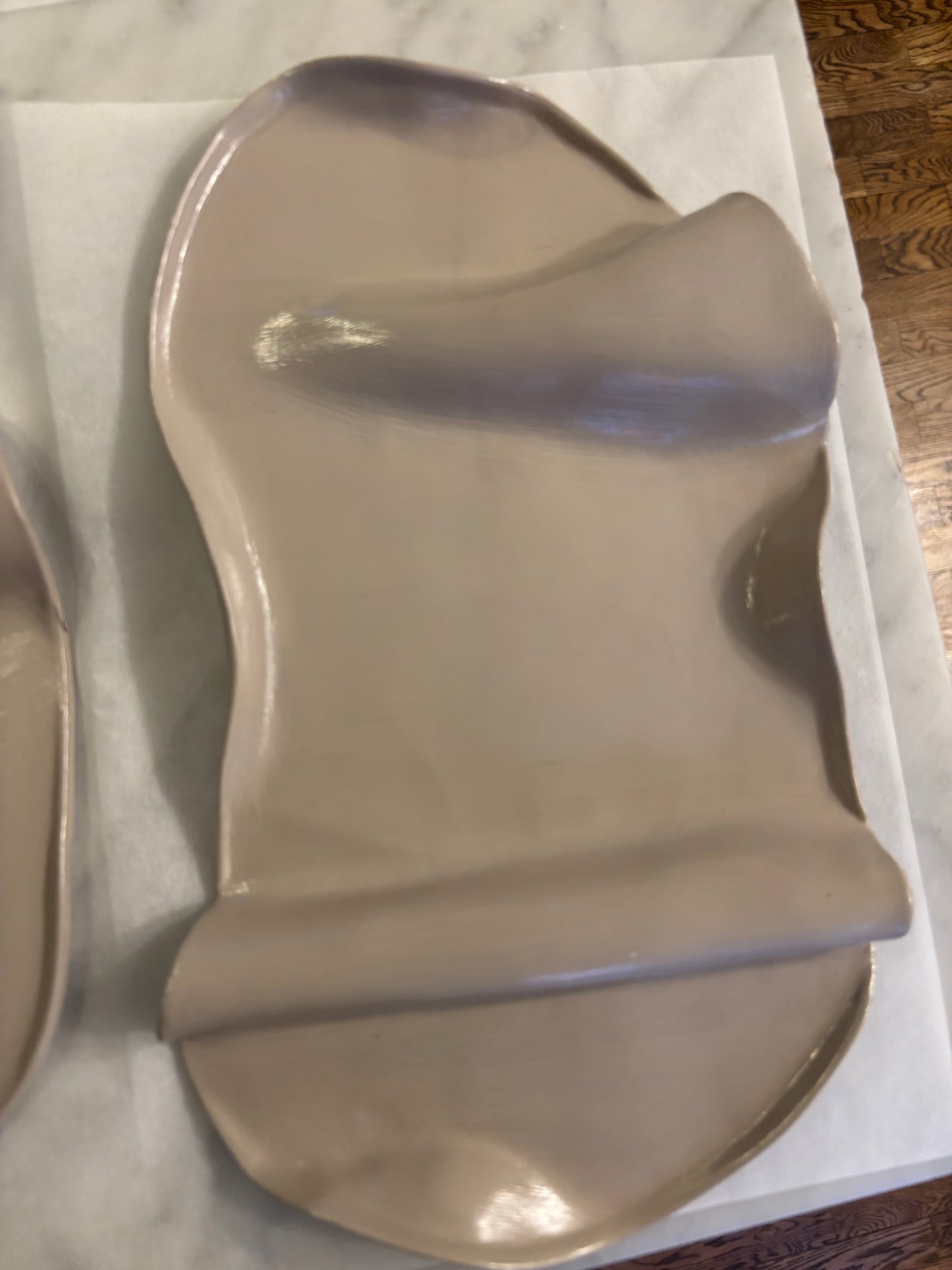 Liten Charkbricka - Beige